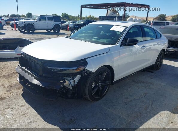 1HGCY2F75SA052518 2025 HONDA ACCORD White Vista tres cuartos delantera izquierda