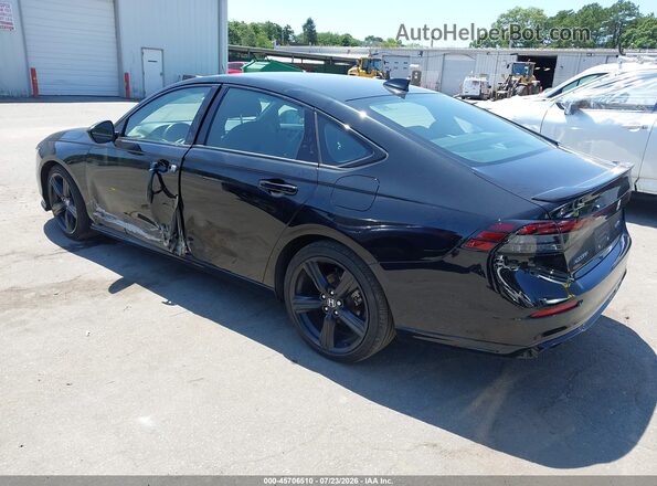 1HGCY2F76RA011308 2024 HONDA ACCORD Black Rear left