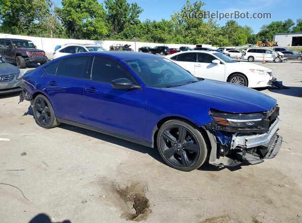 1HGCY2F77PA034416 2023 HONDA ACCORD Blue Przód prawy
