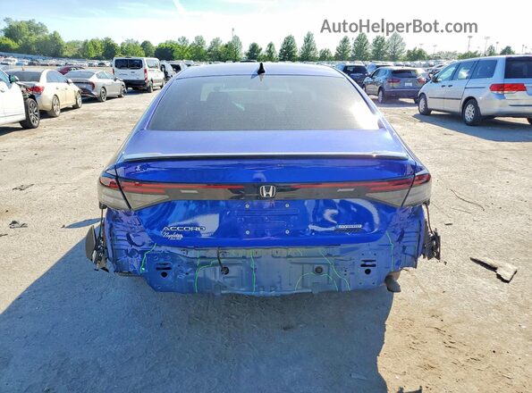 1HGCY2F77PA034416 2023 HONDA ACCORD Blue Widok z tyłu