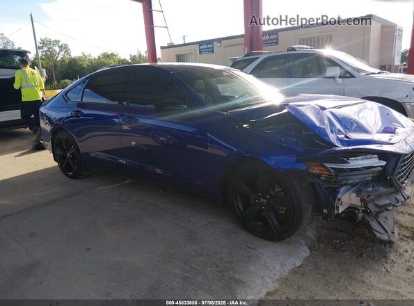 1HGCY2F77PA034870 2023 HONDA ACCORD Blue უკანა სალონის ხედი