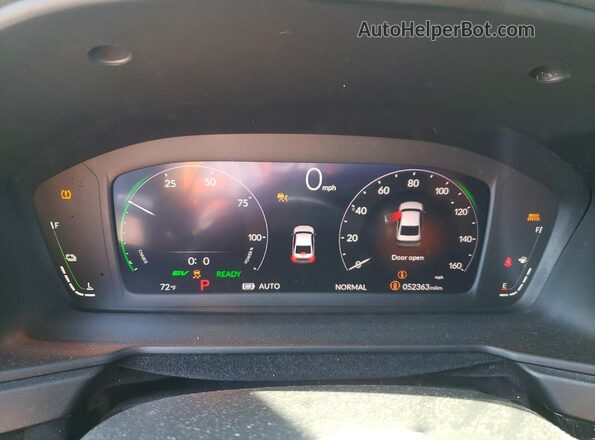 1HGCY2F77PA046484 2023 HONDA ACCORD Серый Вид щитка приборов