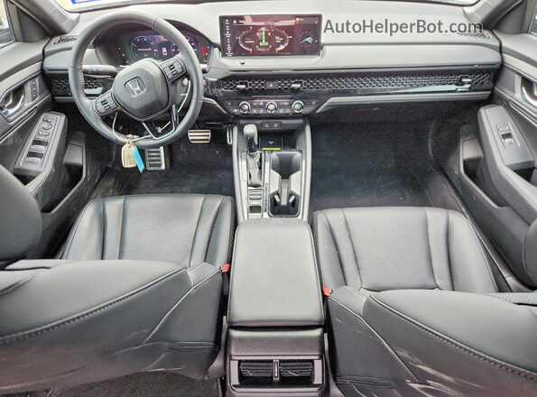 1HGCY2F77SA006348 2025 HONDA ACCORD Black Dashboard view