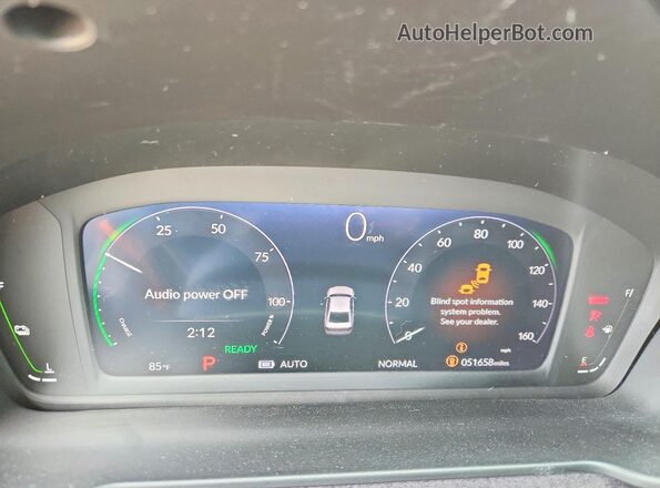 1HGCY2F77SA006348 2025 HONDA ACCORD Black Instrument cluster view