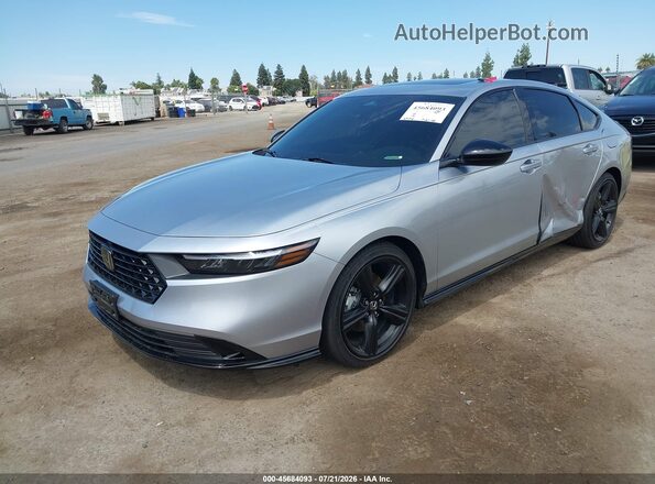 1HGCY2F77SA083642 2025 HONDA ACCORD Silver Przód lewy
