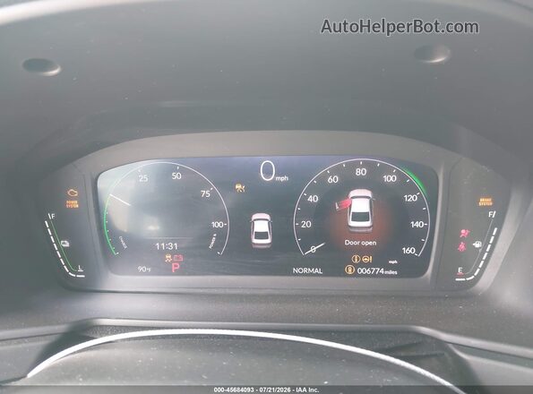 1HGCY2F77SA083642 2025 HONDA ACCORD Silver Widok tylnych siedzeń