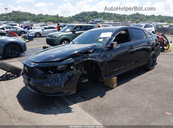 1HGCY2F77SA090882 2025 HONDA ACCORD Black Передня ліва чверть