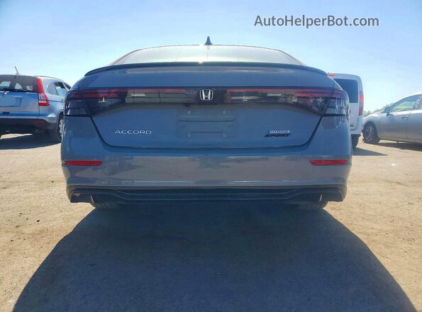 1HGCY2F78SA018590 2025 HONDA ACCORD Gray უკანა ხედი