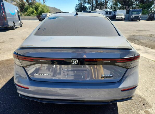 1HGCY2F79PA003037 2023 HONDA ACCORD Gray Widok z tyłu