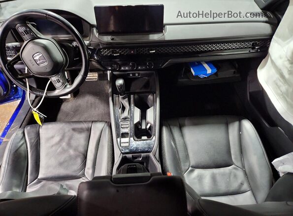 1HGCY2F79PA005726 2023 HONDA ACCORD Blue Widok deski rozdzielczej