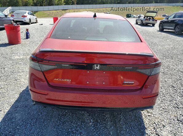 1HGCY2F79PA063190 2023 HONDA ACCORD Red Rear view