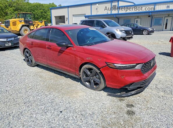 1HGCY2F79PA063190 2023 HONDA ACCORD Red Front right