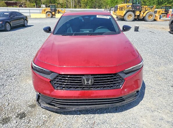 1HGCY2F79PA063190 2023 HONDA ACCORD Red Front view