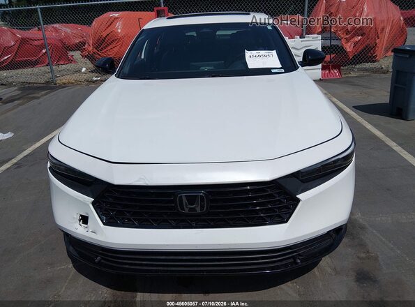 1HGCY2F79PA065182 2023 HONDA ACCORD Белый Вид задней части салона