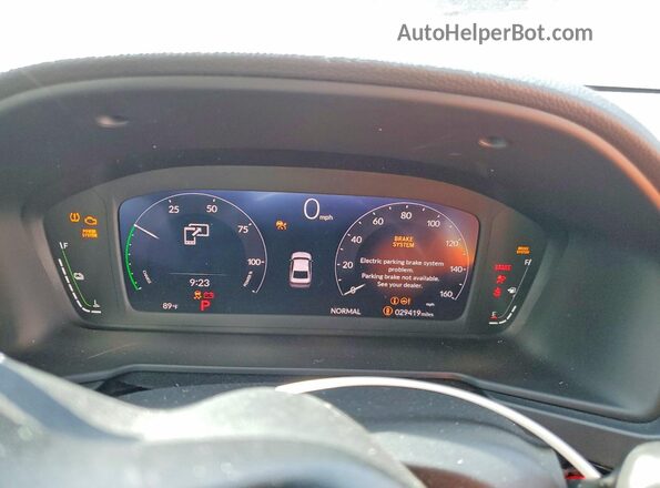 1HGCY2F79RA032766 2024 HONDA ACCORD Black Вид щитка приладів
