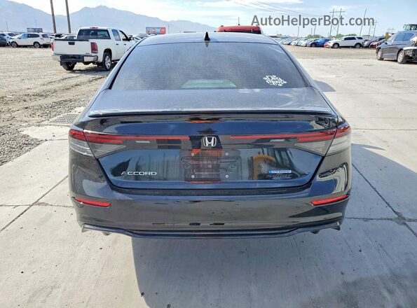 1HGCY2F79RA032766 2024 HONDA ACCORD Black Вид ззаду