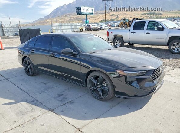 1HGCY2F79RA032766 2024 HONDA ACCORD Black Передня права чверть