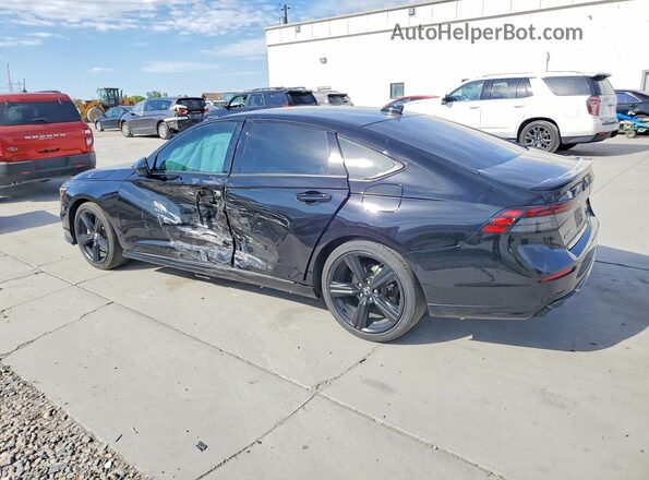 1HGCY2F79RA032766 2024 HONDA ACCORD Black Задня ліва чверть