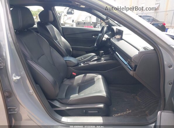 1HGCY2F7XPA037259 2023 HONDA ACCORD Gray Widok wnętrza z przodu