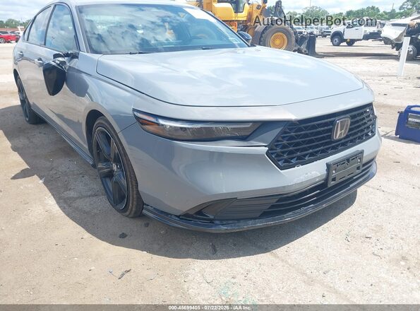 1HGCY2F7XPA037259 2023 HONDA ACCORD Gray Widok z przodu
