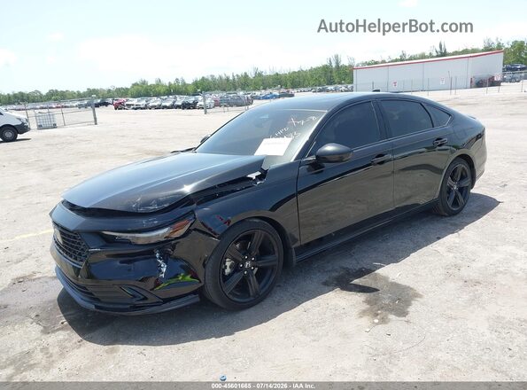 1HGCY2F7XSA034483 2025 HONDA ACCORD Black Front left