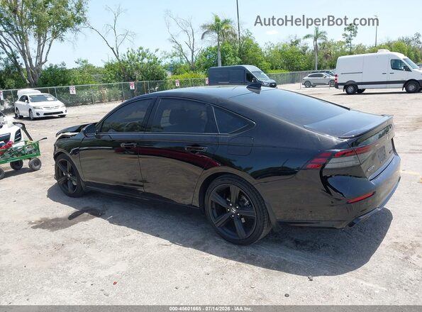 1HGCY2F7XSA034483 2025 HONDA ACCORD Black Rear left