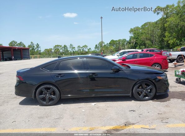 1HGCY2F7XSA034483 2025 HONDA ACCORD Black Rear interior view