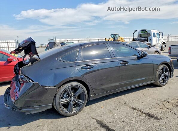 1HGCY2F7XSA039845 2025 HONDA ACCORD Black Հետևի աջ