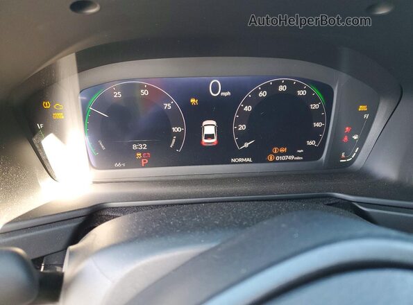 1HGCY2F7XSA074904 2025 HONDA ACCORD Silver Instrument cluster view