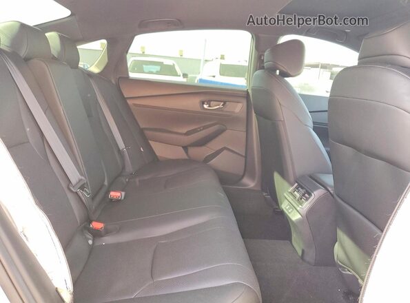 1HGCY2F7XSA074904 2025 HONDA ACCORD Silver Rear seats view