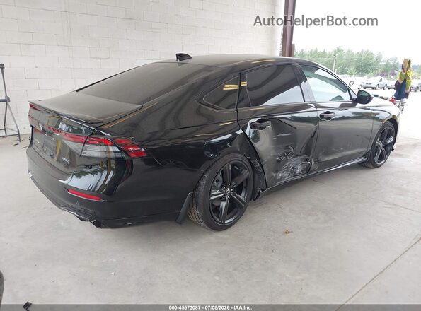 1HGCY2F7XSA097633 2025 HONDA ACCORD Black Задня права чверть