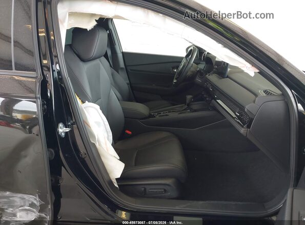 1HGCY2F7XSA097633 2025 HONDA ACCORD Black Вид салону спереду
