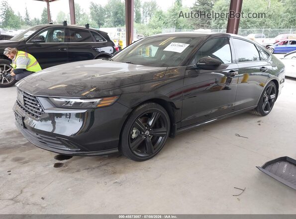 1HGCY2F7XSA097633 2025 HONDA ACCORD Black Передня ліва чверть