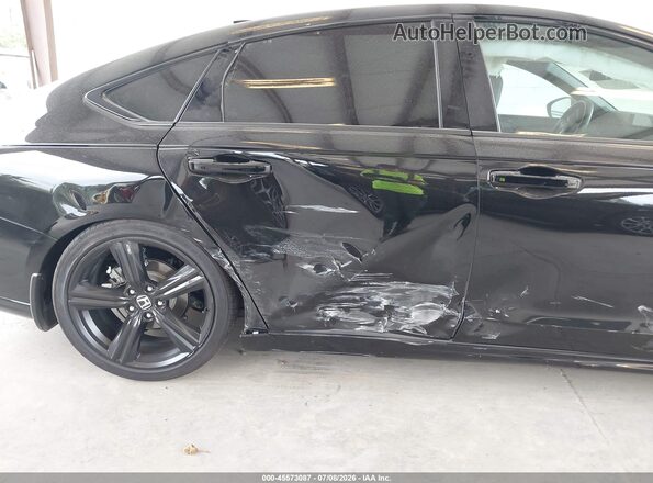 1HGCY2F7XSA097633 2025 HONDA ACCORD Black Вид спереду