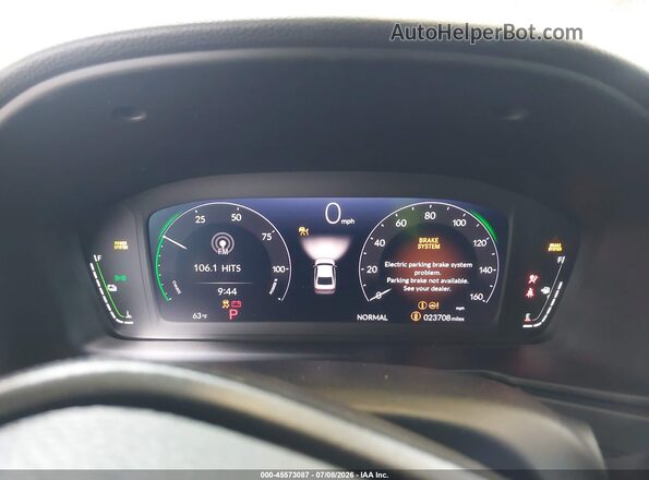 1HGCY2F7XSA097633 2025 HONDA ACCORD Black Вид задніх сидінь