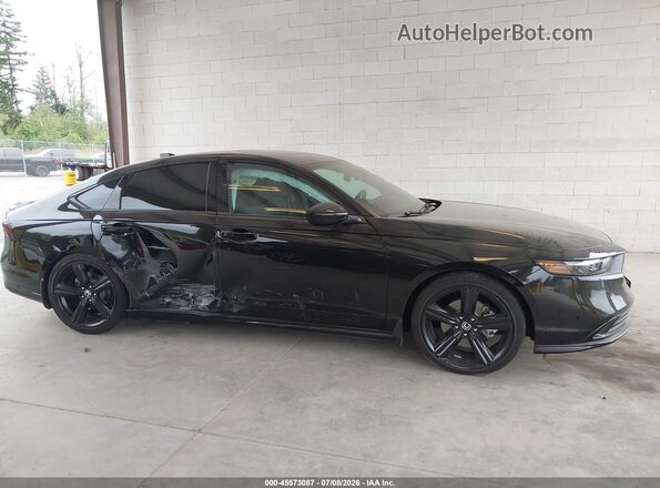 1HGCY2F7XSA097633 2025 HONDA ACCORD Black Вид задньої частини салону