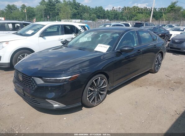 1HGCY2F80RA042417 2024 HONDA ACCORD Black Vista tres cuartos delantera izquierda