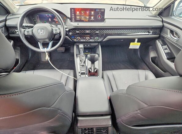 1HGCY2F80RA064191 2024 HONDA ACCORD Black Dashboard view