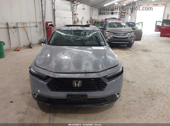 1HGCY2F80SA055674 2025 HONDA ACCORD Gray Instrument cluster view