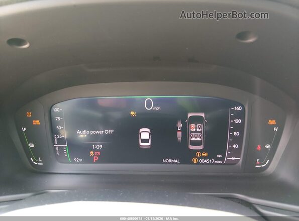 1HGCY2F80SA085306 2025 HONDA ACCORD Blue უკანა სავარძლების ხედი