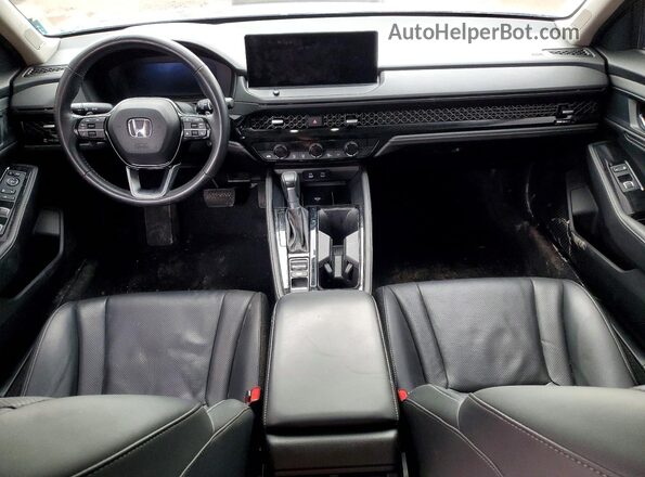1HGCY2F81PA006975 2023 HONDA ACCORD Gray Widok deski rozdzielczej
