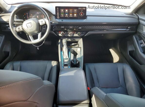 1HGCY2F81PA030855 2023 HONDA ACCORD Blue წინა პანელის ხედი