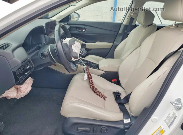 1HGCY2F81PA053312 2023 HONDA ACCORD White წინა სალონის ხედი