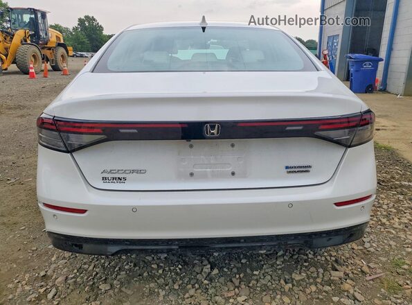 1HGCY2F81PA053312 2023 HONDA ACCORD White უკანა ხედი