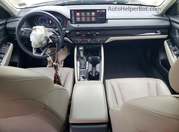 1HGCY2F81PA053312 2023 HONDA ACCORD White წინა პანელის ხედი