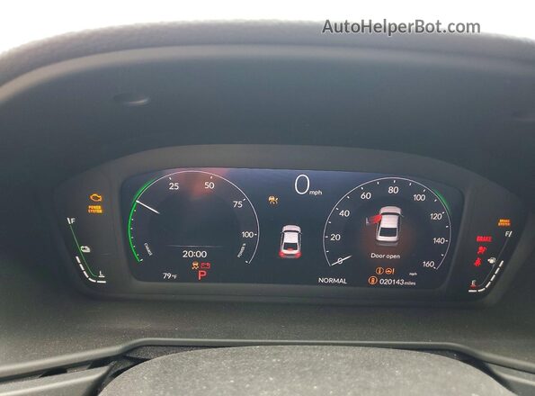 1HGCY2F81RA072333 2024 HONDA ACCORD Белый Вид щитка приборов