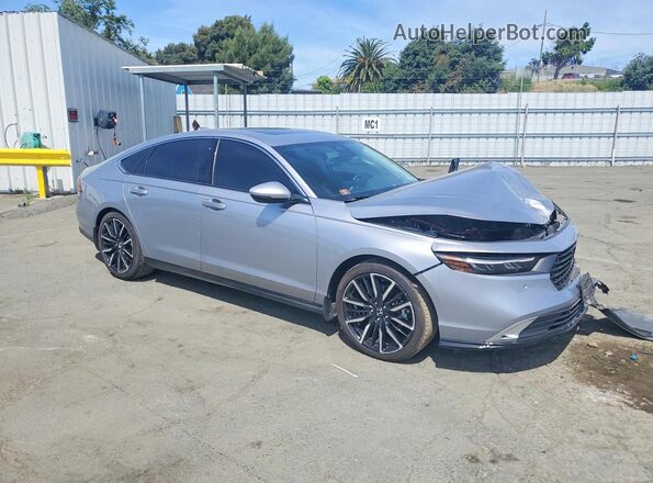 1HGCY2F82PA040522 2023 HONDA ACCORD Silver Front right