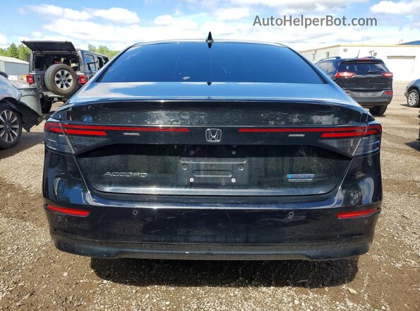 1HGCY2F82RA801214 2024 HONDA ACCORD Black Вид ззаду