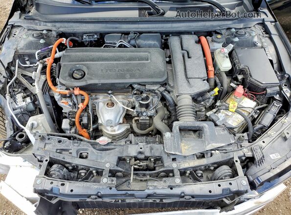 1HGCY2F82RA801214 2024 HONDA ACCORD Black Вид задньої частини салону