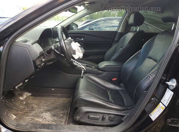 1HGCY2F82RA801214 2024 HONDA ACCORD Black Вид салону спереду